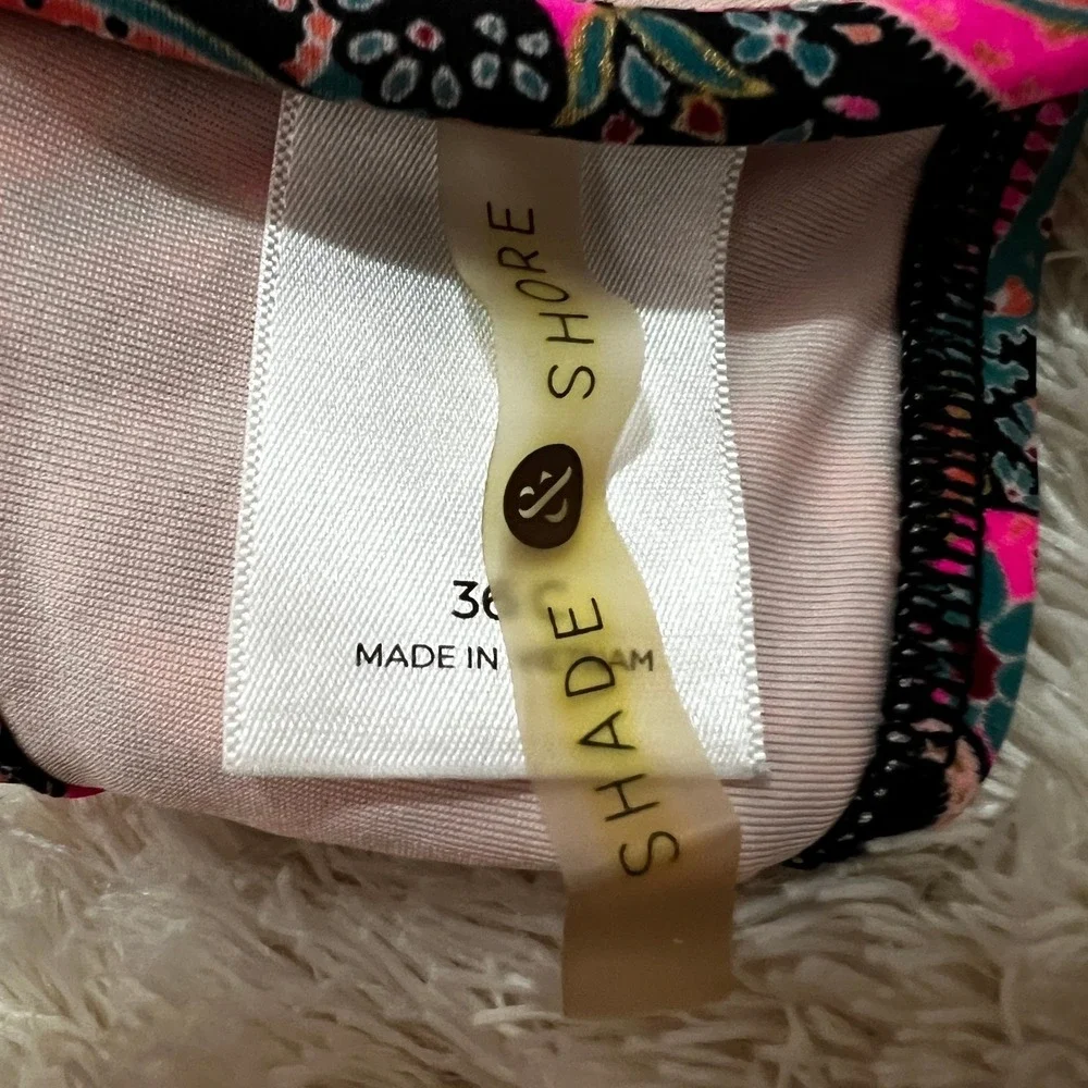Shade & Shore Bikini Set Swimsuit Women's Small Pink‎ Paisley Y2K Summer